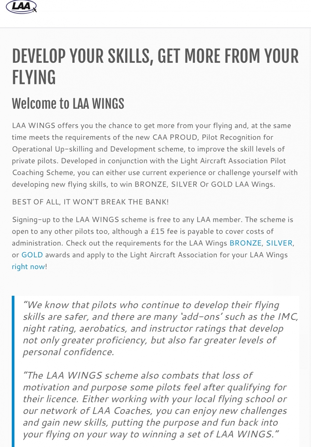LAA Wings