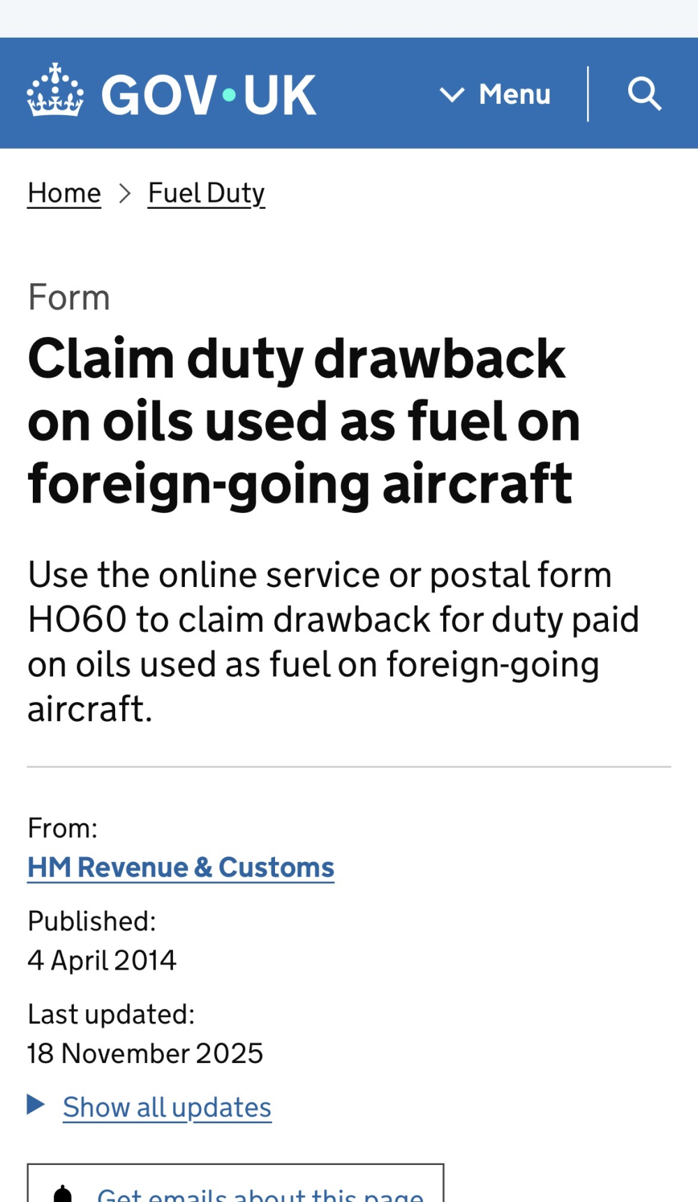 AVGAS & MOGAS Cash back 